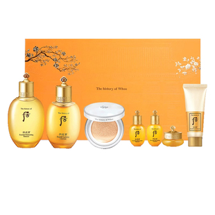 whoo后拱辰享气韵生平衡水乳气垫套盒套装补水保湿旗舰店官方正品