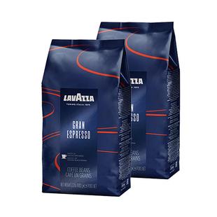 【自营】意大利LAVAZZA拉瓦萨进口espresso中度烘焙咖啡豆1kg*2袋