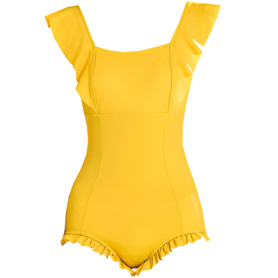 KISSINGGOURAMI花边女连体泳衣