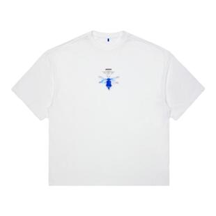 ADERERROR 24SS Blue bee 贴花T恤微宽松款正面印花T恤