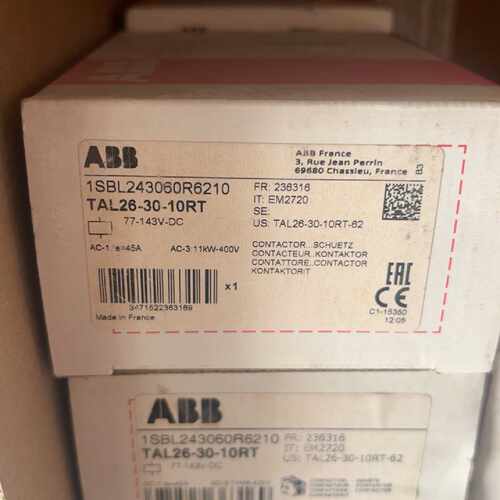 议价-接触器 TAL26-30-10RT 77-143VDC