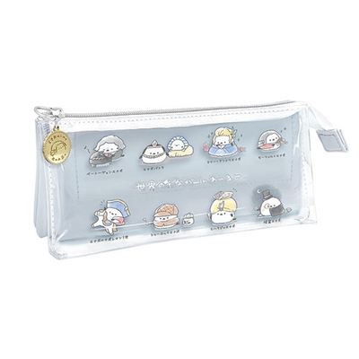 日本Q-LiA长尾山雀双层笔袋