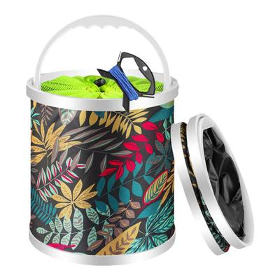 钓鱼可折叠打水桶多功能带绳