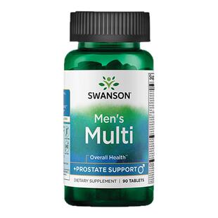 Swanson斯旺森男士复合维生素片多种综合矿物质补充剂90片