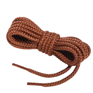 棕色鞋带马丁靴鞋带圆绳女款加粗工装靴男士皮鞋圆形细打蜡鞋带扁