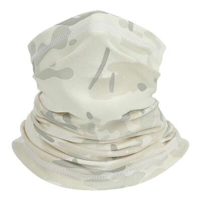 防晒头巾透气网眼迷彩面罩遮阳