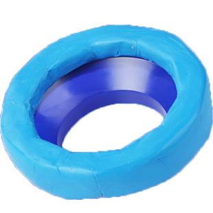 马桶密封圈防臭法兰胶泥加厚坐便器底部下水通用防漏橡胶垫圈配件