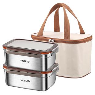 304不锈钢保温饭盒微波炉加热专用上班族2026新款大容量便当餐盒