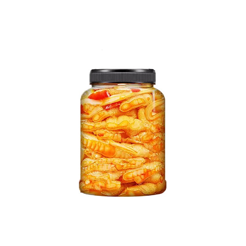 柠檬酸辣无骨鸡爪2斤装罐装网红零食卤味即食小吃脱骨凤爪旗舰店