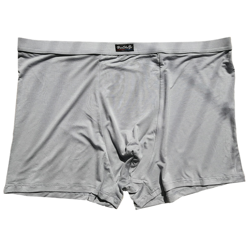 超大码男士内裤200斤加肥加大竹纤维平角裤莫代尔棉肥佬宽松裤头