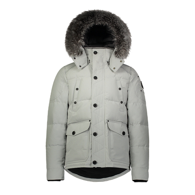 MOOSEKNUCKLES鹅绒霜狐领羽绒服