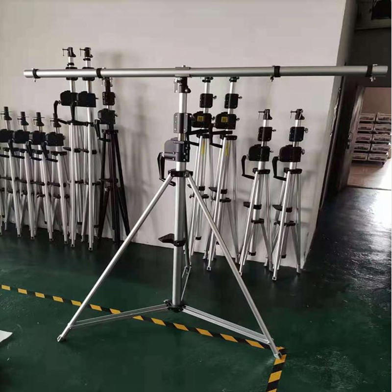 铝合金手摇灯架音响架光束帕灯面光支架舞台婚庆摄影升降三脚T架