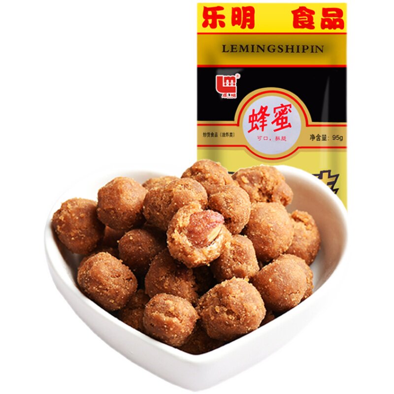 四川蜂蜜香酥花生95g/袋德阳特产天府花生蜂蜜花生油炸裹衣花生仁