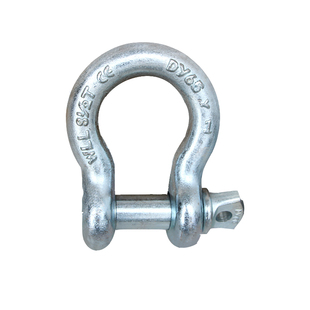 美式卸扣U型国标马蹄加长吊环扣镀锌弓形D型重型吊扣17吨8t250吨