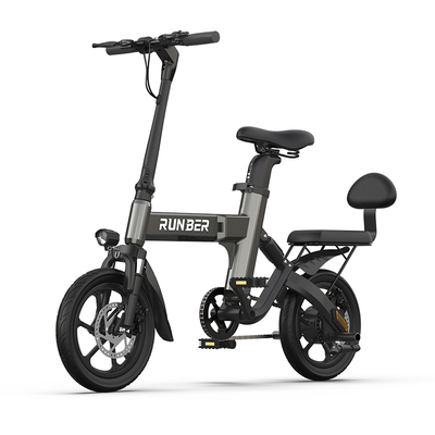 永步长续航双电池脚蹬可折叠锂电