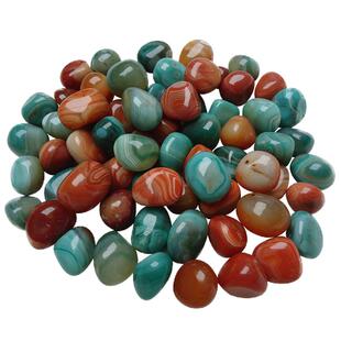 雨花石鹅卵石天然小石子鱼缸造景花盆装饰盆栽园艺彩石头包邮