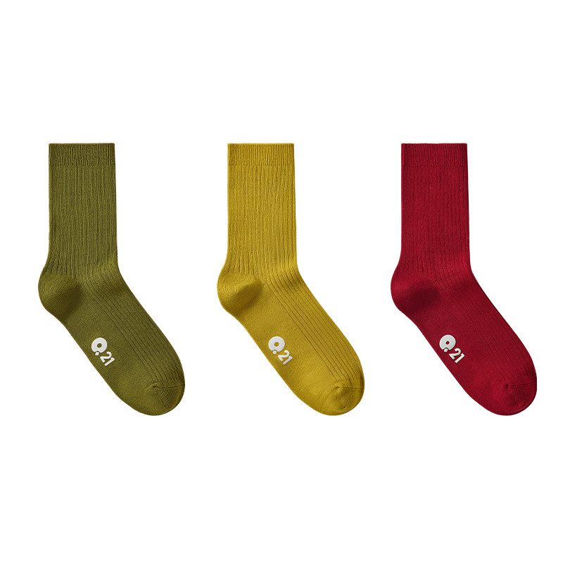 Q21小糖果排汗速干儿童袜子长绒棉7A抑菌消臭中筒袜无骨男女童袜