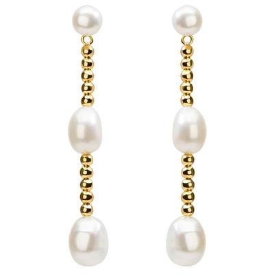 新款潮原创设计风巴洛克珍珠耳环