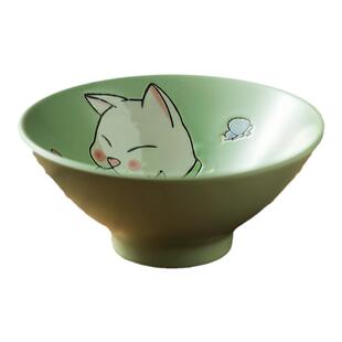 碗釉下彩饭碗斗笠碗餐具陶瓷小号家用可爱日式面碗吃饭碗个人专用