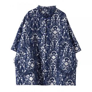 宝诗黎蝙蝠袖提花加厚外套2026早春气质时尚慵懒百搭宽松大码女装