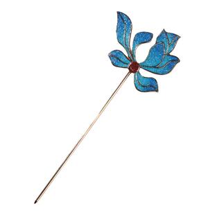 仿烧蓝diy材料包景泰蓝非遗发簪饰品手工胸针暖场活动团建