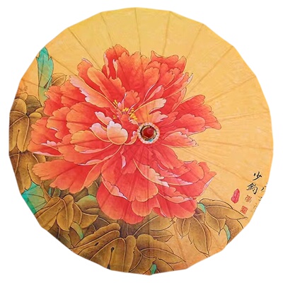 舞蹈伞道具秋意浓古风油纸伞