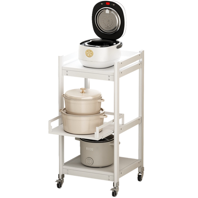 太空铝多层落地锅具收纳置物架