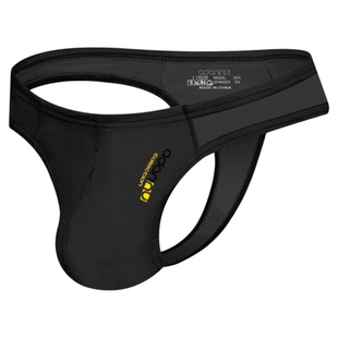 男士性感三角内裤单丁后空超柔软牛奶丝大码内裤丁字裤性感双色T