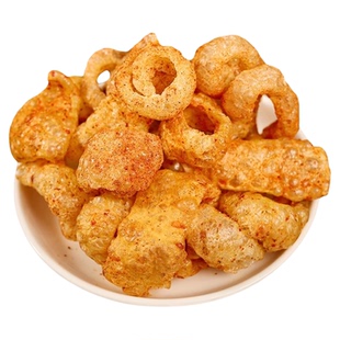 云南特产炸猪皮麻辣味泡皮开袋即食泰式香酥脆油炸干猪皮零食小吃