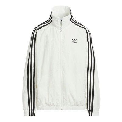 adidas阿迪达斯三叶草男大童夹克梭织运动休闲宽松薄外套 KQ5492