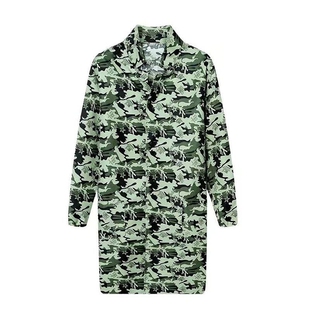 防水大褂工作服秋冬款长袖劳保外套男装加绒迷彩罩衣养殖畜牧工装