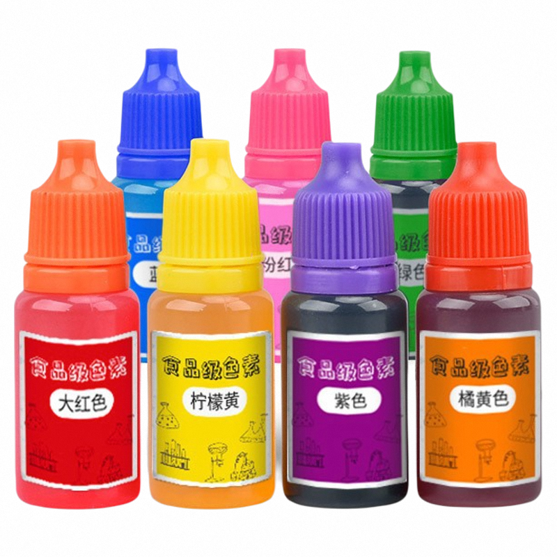 儿童科学实验材料器材泡腾片乳酸钙小苏打柠檬酸色素试剂试管支架