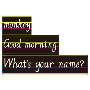 英语四线三格磁性黑板贴拼音格红线英文格磁力贴片软磁铁教学教具