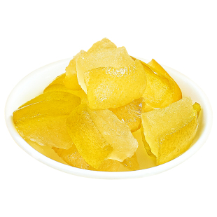 蜜柚干柚子皮糖蜜饯果脯柚子皮干柚皮糖丁零食果干片烘焙装饰商用