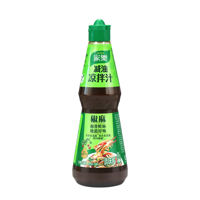 整箱家乐凉拌汁400ml椒麻减油凉拌素菜面黄瓜鸡丝家用商用调味汁