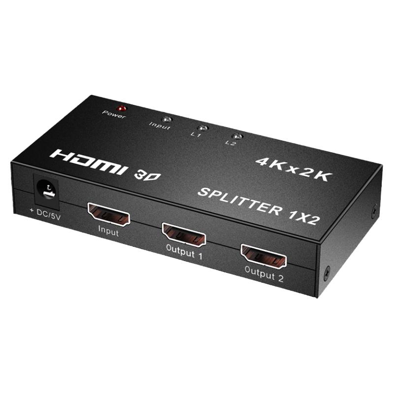 HDMI分配器一分二四4K转接同屏器