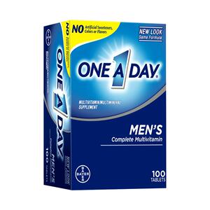 拜耳oneaday男士复合维生素C补充B族VC维D锌多维片矿物质强健体能