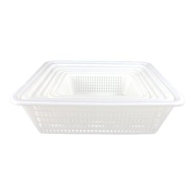 塑料筐长方形框子零食收纳筐