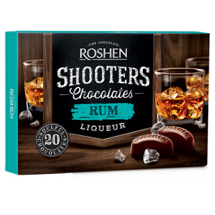 原装进口乌克兰如胜酒心巧克力纯可可脂白兰地朗姆酒威士忌礼盒装