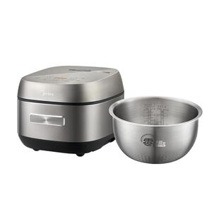 美的花瓣IH电饭煲家用四升316L不锈钢0涂层防粘预约饭锅CFB4065S