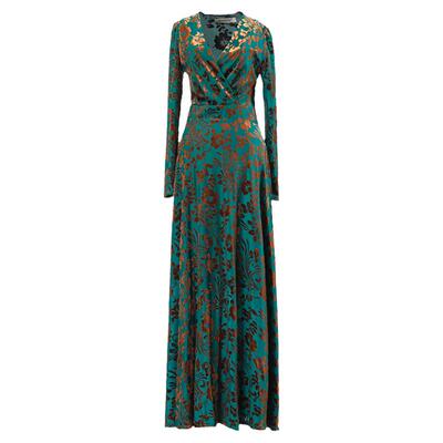 长款大摆连衣裙植绒2025开春新品