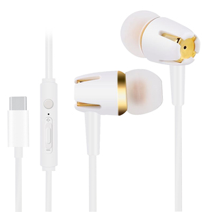 gh原装typec耳机有线入耳式适用华为mate40高音质软塞opp红米vivo