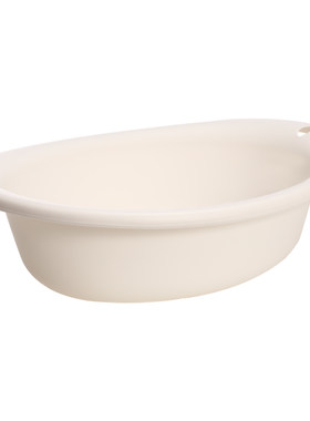 SANADA日本哑光白色洗脸盆4.5L