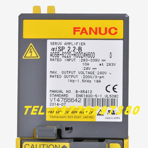 议价A06B-6220-H002#H600发那科主轴驱动器伺服放大器FANUC全新现