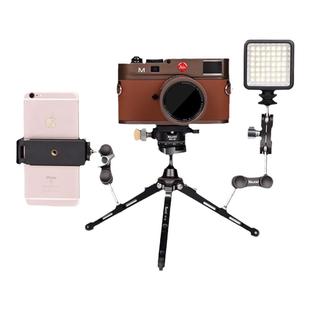 喜乐途金属魔术手臂连接臂云台三脚架手机夹兔笼微单相机摄影补光灯监视器稳定器显示屏豌豆球形万向支架配件