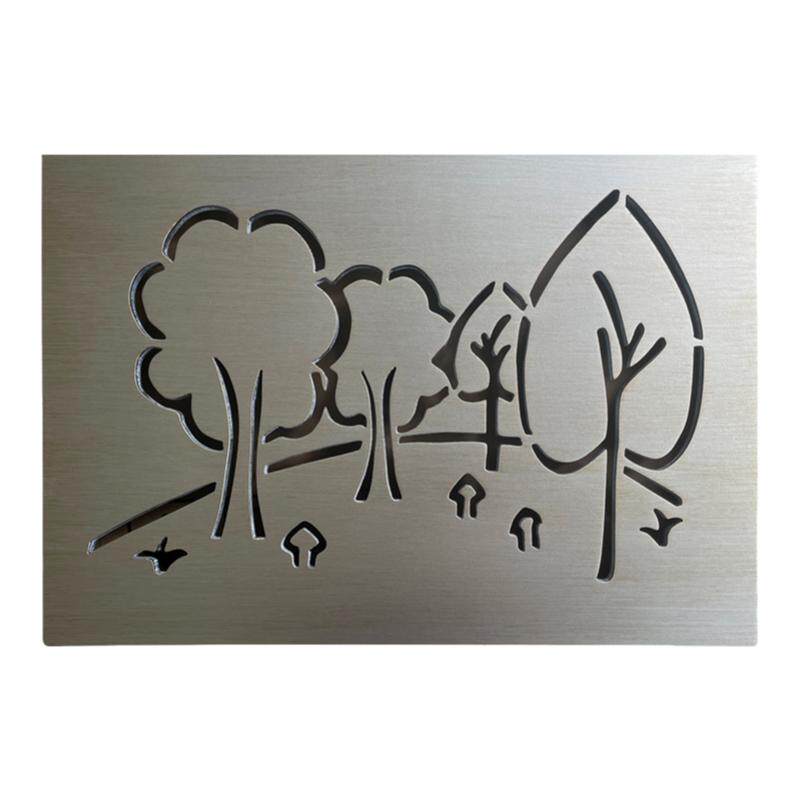 网线盒遮挡画简约风镂空设计