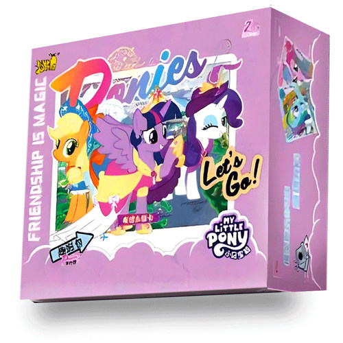 卡游小马宝莉卡片趣影包第六弹一整盒正版黑背CR卡牌卡册6辉月8八