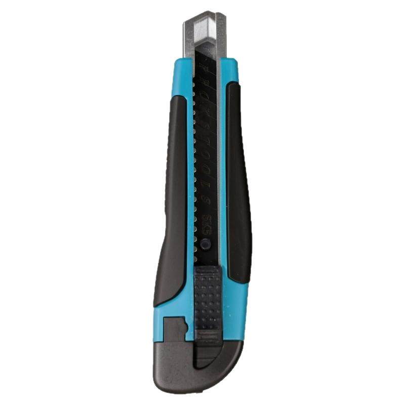 壁纸刀美工刀黑刃加厚特硬刀片包胶大号工业级家用裁纸开箱工具刀