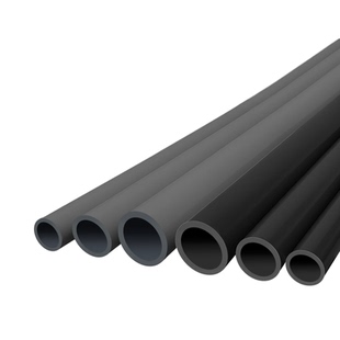 UPVC日标工业化工管加厚耐腐蚀给水管JIS塑料PVC-U浅灰深灰15A