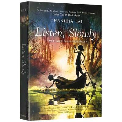 静静的听 Listen Slowly 英文原版小说 十二岁的旅程 儿童文学书 心灵成长故事 纽伯瑞奖 十岁那年姐妹篇 进口英语书 Thanhha Lai